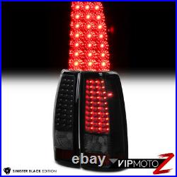 03-06 Chevy Silverado 1500 2500 SINISTER BLACK SMOKE LED Rear Lamp Tail Light