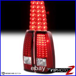03-06 Chevy Silverado PickUp Truck L+R Pair RED CLEAR LED Tail Light Brake Lamp