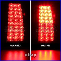 03-06 Chevy Silverado PickUp Truck L+R Pair RED CLEAR LED Tail Light Brake Lamp