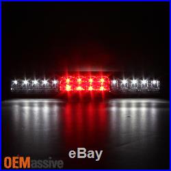 03-06 Silverado Sierra 1500 2500 3500 Red Clear LED Tail Lights+3rd Brake Lamp