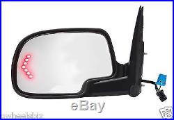 03-07 Chevy/ Gmc Power Heated Turn Signal View Side Mirror Driver/ Left Side