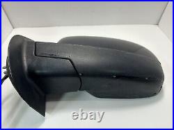 07-13 Chevrolet Silverado Black Left Driver Side Mirror Turn Signal Oem M184