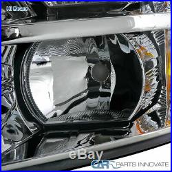 07-14 Chevy Silverado 1500 2500 3500 Replacement Headlights Head Lamps Clear