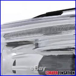 07-14 Chevy Silverado Chrome LED DRL Halo Projector Headlights
