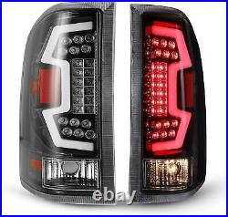 07-14 For Chevy Silverado 1500 2500 3500 LED Tail Lights Sequential Turn Signal