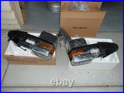 14 15 16 18 Chevy Silverado 1500 Chrome Power Heated Tow Mirrors With Turn Signals