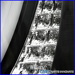 14-15 Chevy Silverado 1500 Pickup Black Halo Projector Headlights+LED Signal