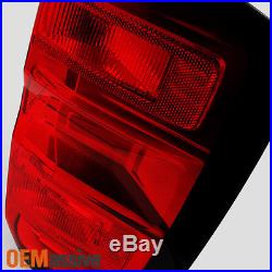 14-16 Chevy Silverado Pickup Red Clear Driver Left Side Tail Light Replacement