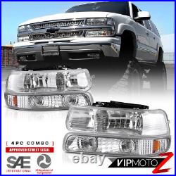 1999 2000 2001 2002 Chevy Silverado LT LS Turn Signal Headlamps Rear Tail Lamp