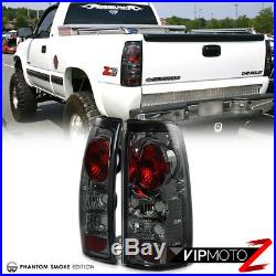 1999-2002 Chevy Silverado Smoke LED Headlights Bumper Signal Back Rear Taillight