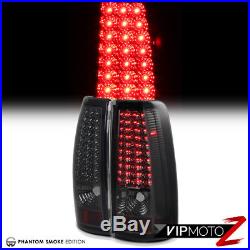 1999-2002 Chevy Silverado Tinted Parking DRL Headlight Smoke Tail Light Lamp LED