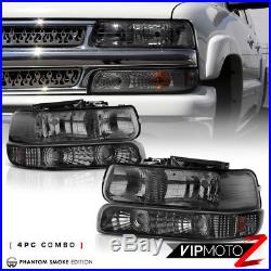 1999-2002 Silverado Z71 Turn Signal Head Lights Lamps Smoke Rear Brake Taillight