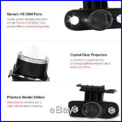 2001 2002 GMT800 Silverado Angel Eye Projector Headlight SMD Parking LED DRL Fog