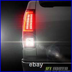 2003-2006 Chevy Silverado 1500 2500 3500 HD Red LED Tube Tail Lights Brake Lamps