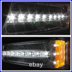 2003-2006 Chevy Silverado 1500 2500 3500 Headlights LED DRL Bumper Signal Lights