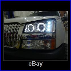 2003-2006 Chevy Silverado Chrome Projector Headlights+Bumper Parking Lamp