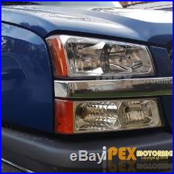 2003-2006 Chevy Silverado Factory STyle 1500 2500HD Headlights With Signal Light