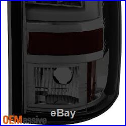 2003-2006 Chevy Silverado GMC Sierra 1500 2500HD 3500 Smoke LED Tube Tail Lights