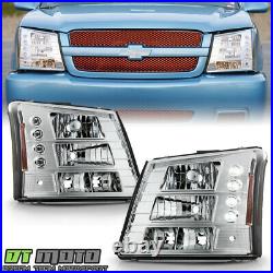 2003-2006 Chevy Silverado Suburban Tahoe Range Rover Style 2in1 LED Headlights