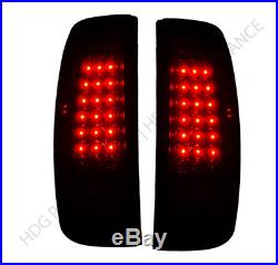 2003-2006 GMC Sierra 1500 Red Lens New Generation LED Tail Lights Pair