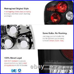 2003-2006 Silverado Stepside Turn Signal Headlamps Black Euro Tail Light Foglamp