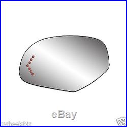 2007-2013 2014 HEATED TURN SIGNAL MIRROR SIDE GLASS with BACKING DRIVER/LEFT SIDE