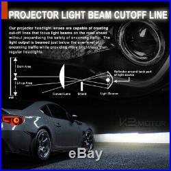 2007-2014 Chevy Silverado 1500 2500 3500 Halo+LED DRL Strip Projector Headlights