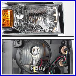 2014-2015 Chevy Silverado 1500 Headlights Headlamps Left+Right 14-15 Lights