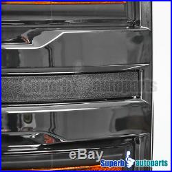 2014-2016 Chevy Silverado 1500 Black Turn Signal Lamps Headlights Replacement