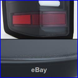 2014-2016 Silverado 1500/2015-2016 2500HD 3500HD LED Tube Bar Black Tail Lights