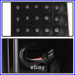 2014-2018 Chevy Silverado 1500 LED Tube Sequential Signal Tail Lights Lamps Set