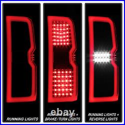 2014-2018 Chevy Silverado 1500 LED Tube Sequential Signal Tail Lights Lamps Set