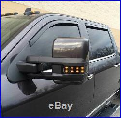 2014+ Chevrolet & GMC Smoked Tow Mirror lenses (GM, lights, turn signal)