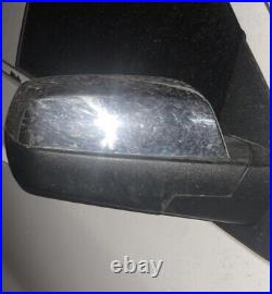 2014 Chevy Silverado 1500 Door Mirror Passenger Right Chrome with Turn Signal OEM