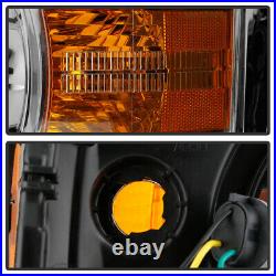 2015-2019 Chevy Silverado 2500HD 3500 HD Chrome Projector Headlights Headlamps