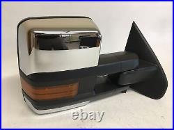 2015-2019 Chevy Silverado Right Passenger Tow Mirror Heated Turn Signal OEM 5146