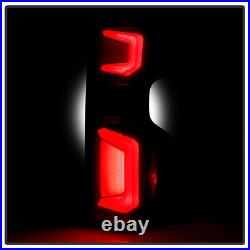 2019-2023 Chevy Silverado 1500 Incandescent Black Smoked LED Tube Tail Lights