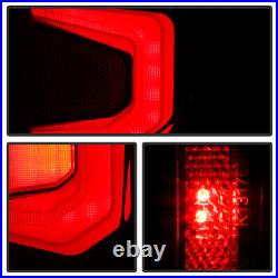 2019-2023 Chevy Silverado 1500 Incandescent Black Smoked LED Tube Tail Lights