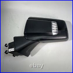 2020-2023 Chevrolet Silverado OEM Left Driver Mirror Black Turn Signal Blindspot