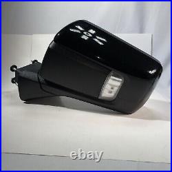 2020-2023 Chevrolet Silverado OEM Left Driver Mirror Black Turn Signal Blindspot