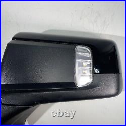 2020-2023 Chevrolet Silverado OEM Left Driver Mirror Black Turn Signal Blindspot