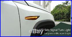 2Pcs 12V Yellow Blade Car LED Turn Signal Fender Side Lights Car Steering Light