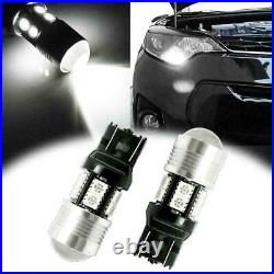 2X Back Up Reverse Light Bulb 10-SMD 7443 7440 LED Lamps 6000K Extremely Bright