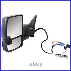 2x Tow Mirrors For 2003-2006 Sierra Yukon Silverado Power Heated with Turn Signal