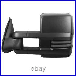 2x Tow Mirrors For 99-02 Chevy Silverado GMC Sierra Power Heated with Turn Signal