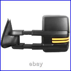 2x Tow Mirrors For 99-02 Chevy Silverado GMC Sierra Power Heated with Turn Signal