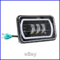 4x6 Inch Super Bright Square Led Headlight DRL Turn Signal Sealed High/Low Beam