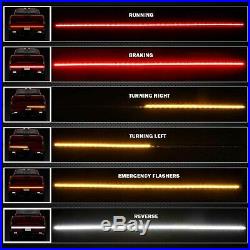 60 LED Strip Tailgate Bar Brake Reverse Turn Signal Tail Light for Pickup Truck