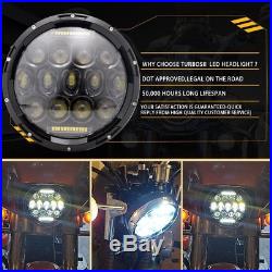 7 Headlight LED Turn Signal For Yamaha V-Star XVS 650 950 1100 Custom Silverado