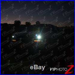 94-98 Chevy Tahoe/Suburban/Silverado Black Headlamp+Bumper Parking Light 4PC Set